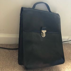 Urban Outfitters black school girl backpack